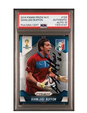 🔥2014 Panini W/C Prizm "GIGI" BUFFON 🇮🇹 (Firmato a Mano) PSA/DNA AUTO 10 💎