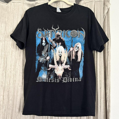 Rare Satyricon Nemesis Divina Short Sleeve T- Shirt Black Full Size S-5XL SC457