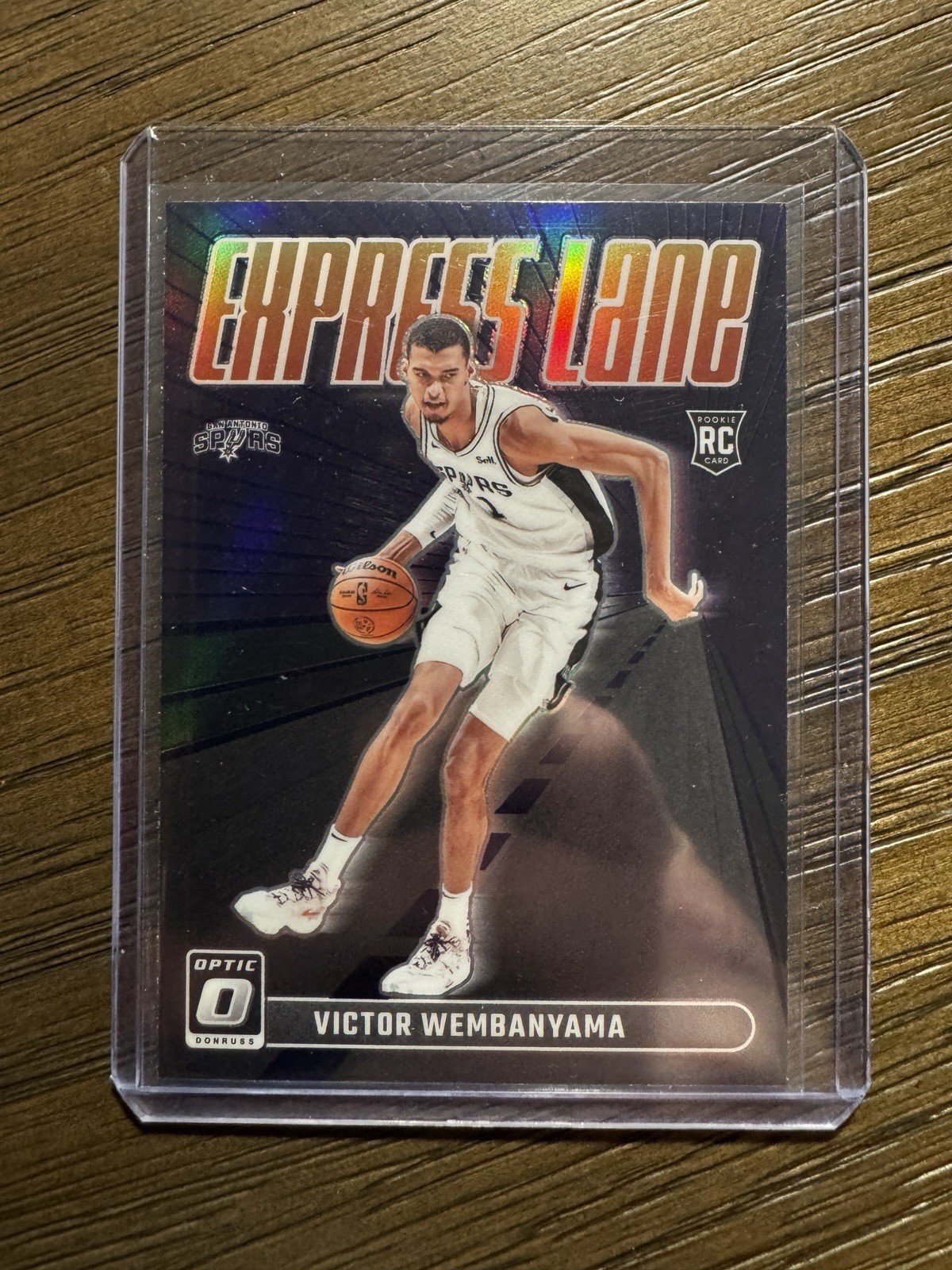 Victor Wembanyama 2023-24 Optic Express Lane Holo Purple RC #8