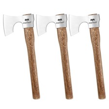 16.5" Throwing Axe, 3 Pack Throwing Axe Set with 1065 High Carbon Steel Bee...
