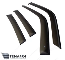 Tape-on Windows Visors Deflector Sun Rain Guard for Lincoln Town Car 1990-1997