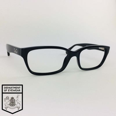 DOLCE & GABBANA Brille SCHWARZ RECHTECKIG Brillengestell MOD: DD1249 501