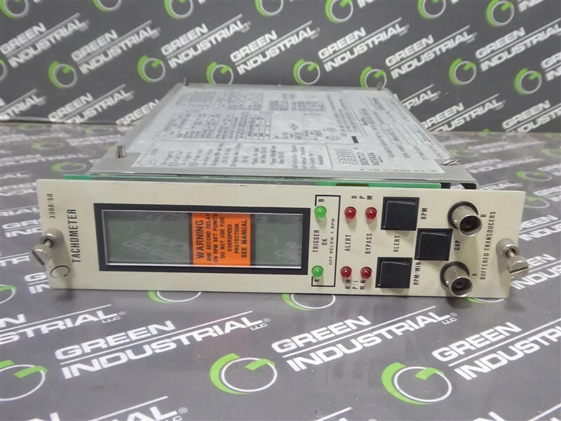 USED Bently Nevada 3300 Series Tachometer Monitor 3300/50-03-01-00-00 - Image 2 of 4