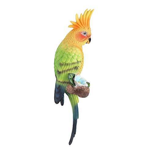 Parrot Hanging Garden Statues Shape Garden Statue Outdoor Sculpture Lawn - Picture 5 of 7