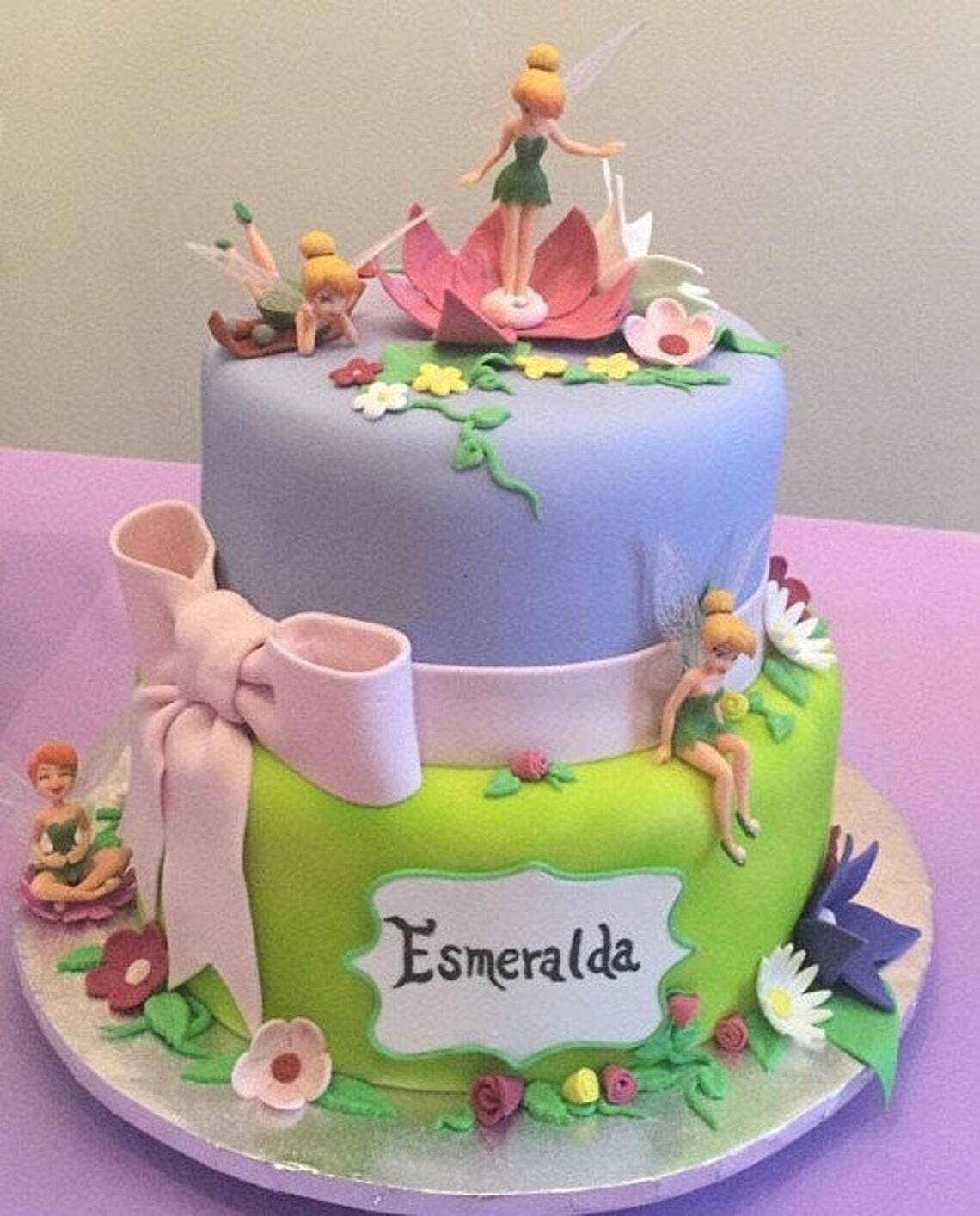 NEW 6Pcs/Set Anime Tinker Bell Fairies Princess Figure Model Display Cake Topper | eBay