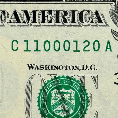 NON CIRCOLATO VERO TRINARY (0-1-2) quasi binario BASSA SOMMA dollaro fantasia numero di serie