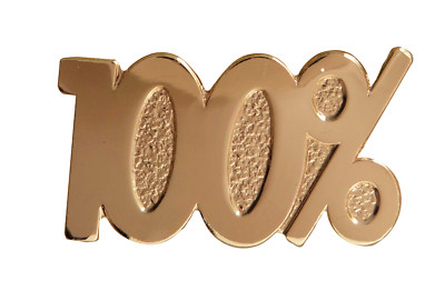  100% Leistung Gold Pin Anstecker für Schulen