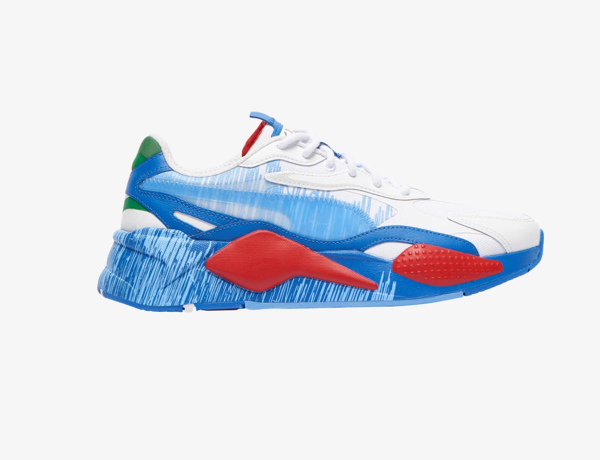 PUMA RS-X3 Render White Red Blue RSX Size 8-13 386901 02 RS X R-System