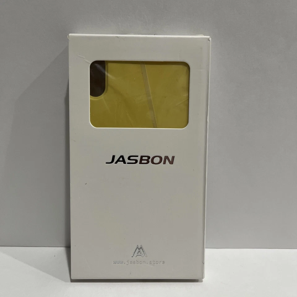 Funda Jasbon iPhone X/XS, 7’ Protección contra Caídas Forro Microfibra Silicona Amarillo Foto 3 de 4