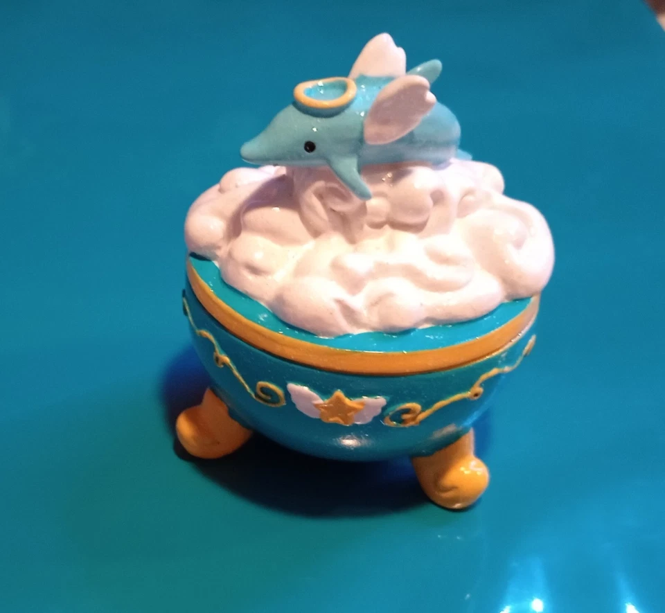 Almacenamiento y organización Claire's azul y púrpura Foto 2 de 4