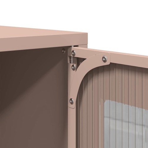 TV Cabinet Pink 68x39x60.5 cm Cold-rolled Steel - Picture 10 of 11