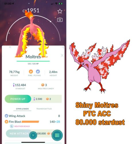 Shiny Moltres -  Hong Kong