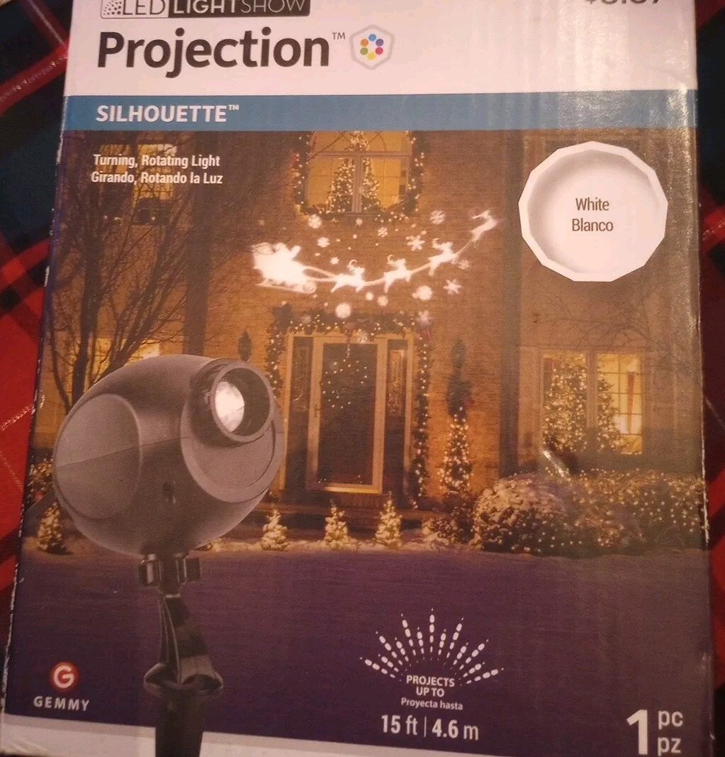 Led Projection Light Show Santa