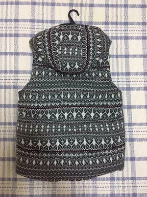 White Mountaineering WIND STOPPER Knit Down Vest Size 1 authentic 