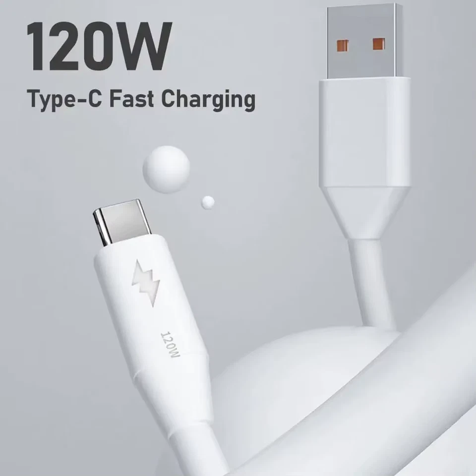 USB Type A to C Fast Charging Data Cable For Mobile Phone and tablets - Image 3 of 4