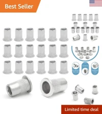 20 Pack of Stainless Steel Threaded Insert Rivet Nuts - 3/8"-16UNC