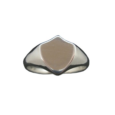 Individuell graviert Sterling Silber Siegelring Herren Ring schlicht massiv echt gestempelt 925