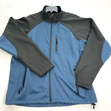 CABELAS 10,000 FEET ABOVE SEA LEVEL Mens XL Softshell Jacket Full Zip Pockets