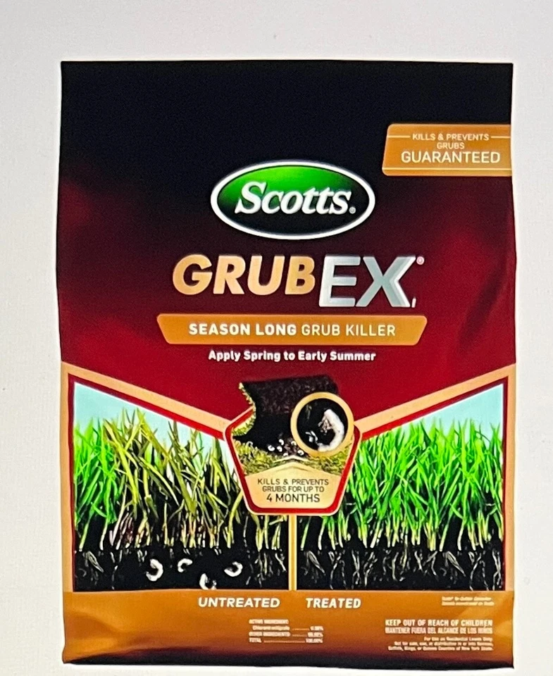 NUEVO Scotts GrubEx Temporada Larga Grub Killer - 14,35 lb. Cubiertas 5.000 m² ft. Foto 3 de 4