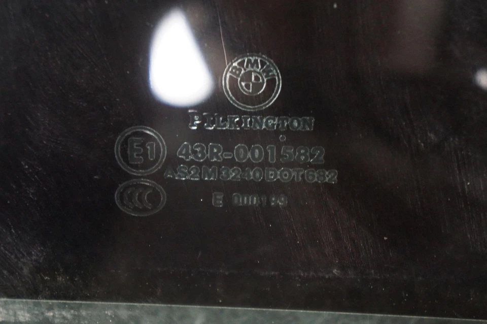 Rear Right Door Window Glass Panel OEM 51347060268 Bmw M3 E90 2008-2011 *Note* - Image 2 of 4