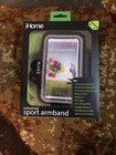 Sport universal armband for cell phone with up to 5.5" screen, adjustable, black