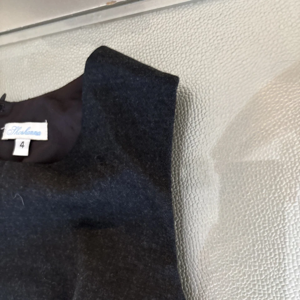 Vestido negro sin mangas con cuello redondo para mujer Shoshanna talla 4 ¡ENVÍO GRATUITO! Foto 4 de 4