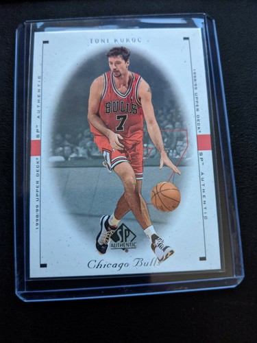 1998-99 SP Authentic Chicago Bulls Basketball Card #20 Toni Kukoc LAST DANCE - Picture 1 of 2