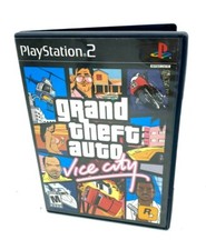 Grand Theft Auto Vice City PS2 PlayStation 2 Black Label Complete With PosterMap