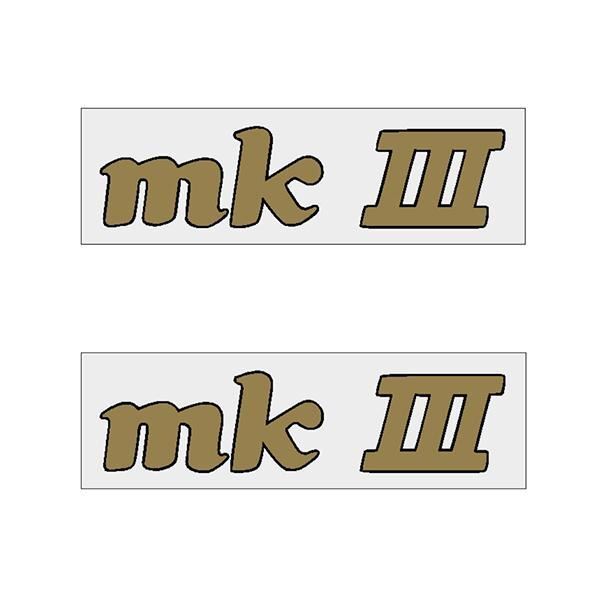 Apollo - MK III decals - BLACK GOLD - old school bmx