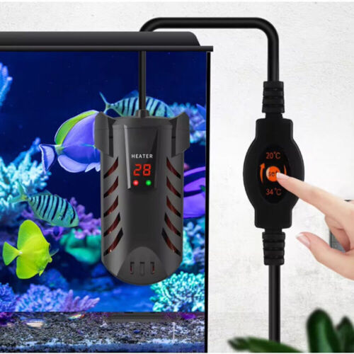 50-200W Aquarium Water Heater Aqua Fish Tank Thermosafe LCD Digital Submersible - Picture 2 of 21