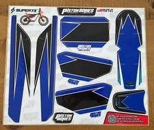 SUPER73-KD1 SUPER 73 ELECTRIC BIKE GRAPHICS FRONT PLATE FENDER INC STACYC