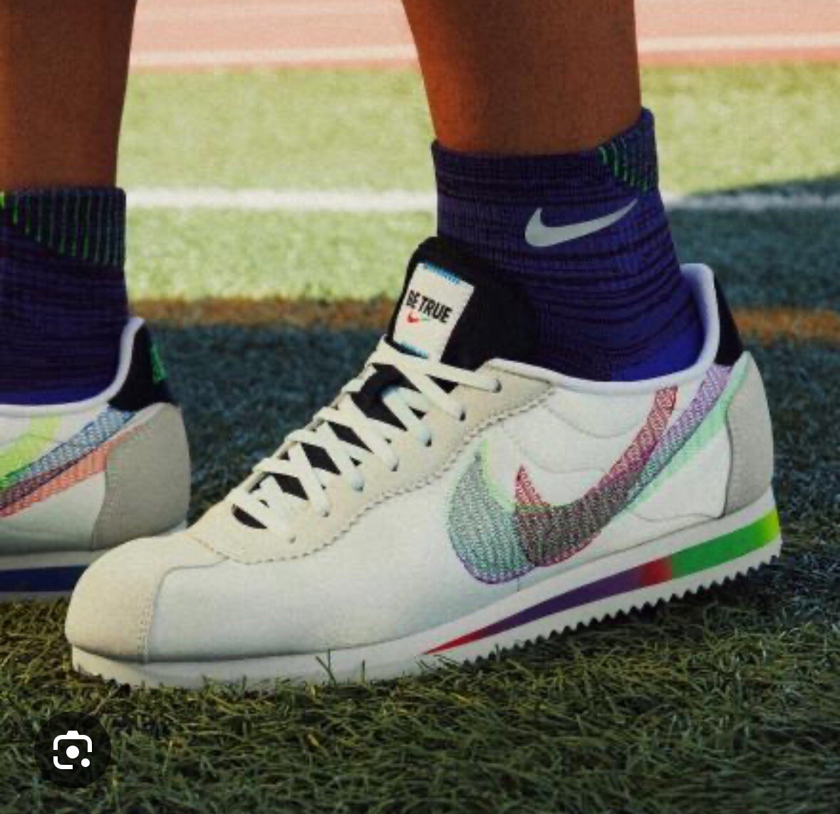 New 11 Nike Cortez Shoes White Be True Pride 2022 Multicolor