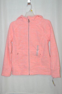 Unlisted by Kenneth Cole Peach Neon Fleece Women's Jacket - Size M NWT