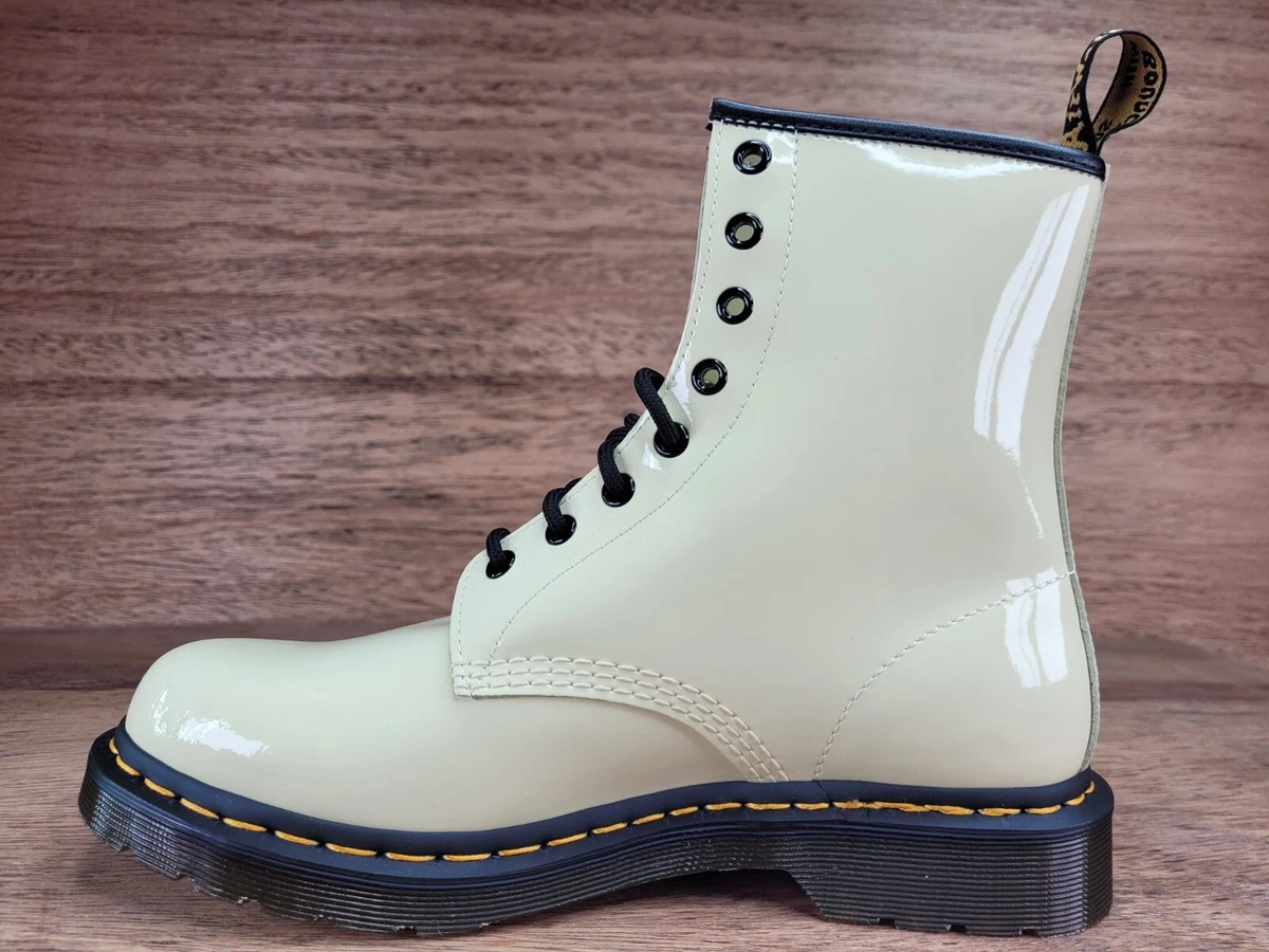 Pastel yellow best sale doc martens