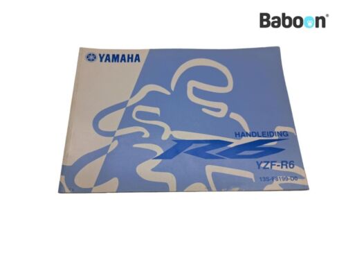 Instructie Boek Yamaha YZF R6 2008-2013 (YZF-R6 13S 1JS) Dutch (13S-F8199-D0) - Afbeelding 1 van 3