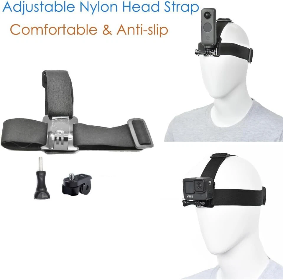 Kit de accesorios para Insta360 X4 y X3: correa para el pecho, correa para la cabeza, correa para la muñeca y respaldo Foto 4 de 4