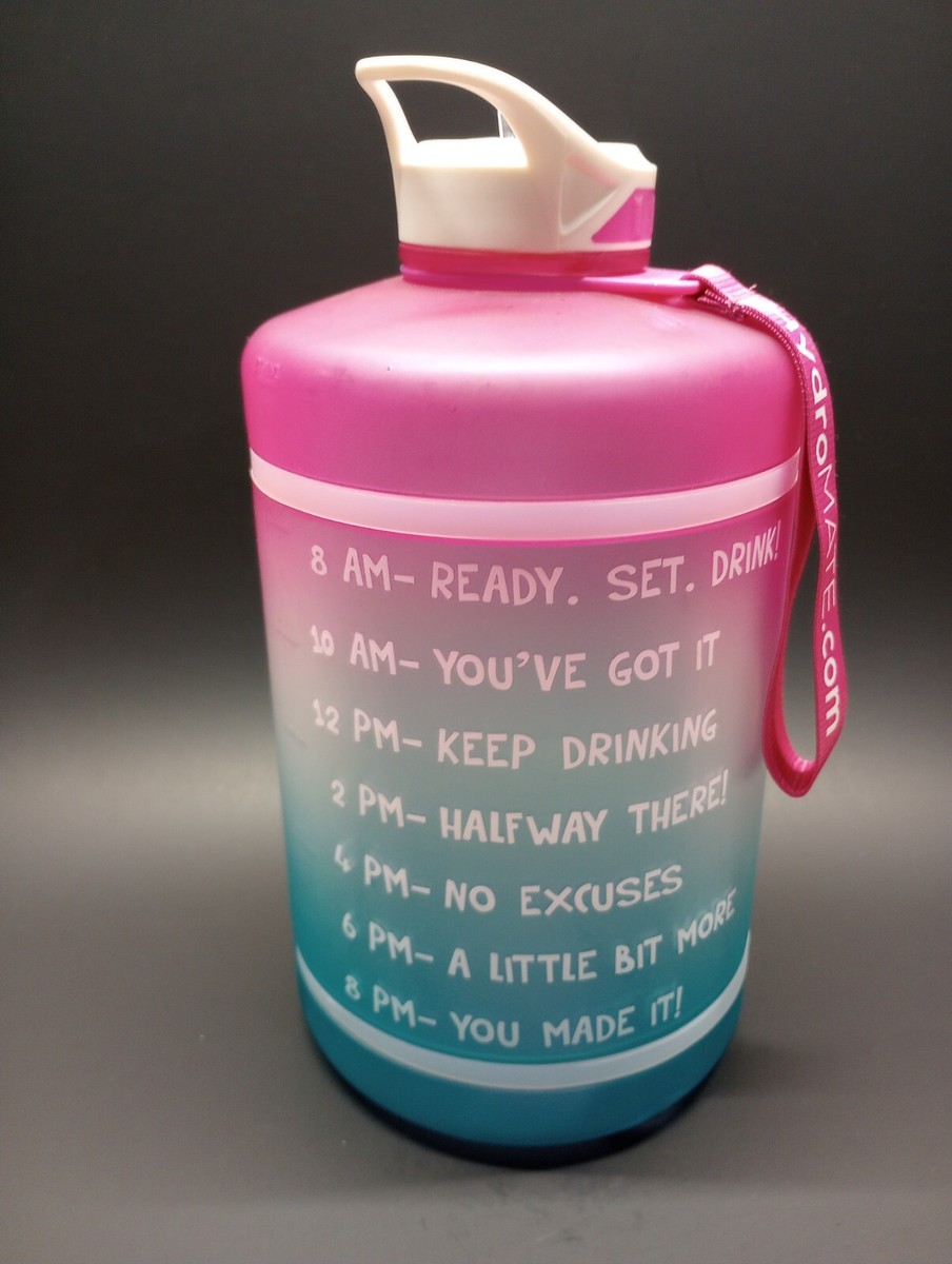 HydroPal 128oz Gallon Water Bottle With Straw & Time Marker - BPA Free Leak-Proof - View #9