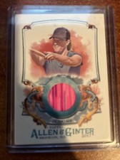2017 Topps Allen & Ginter's Relics A Valarie Jenkins #FSRA-VJ Rookie RC