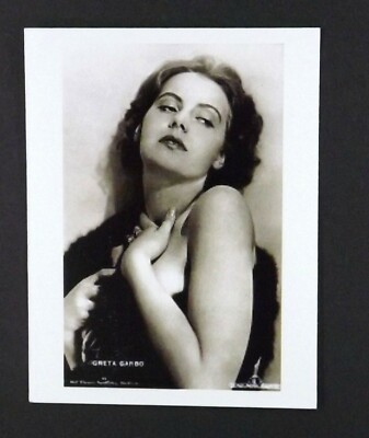 1 x Karte Adler Design Stars of the Silver Screen Greta Garbo # 22 von 25