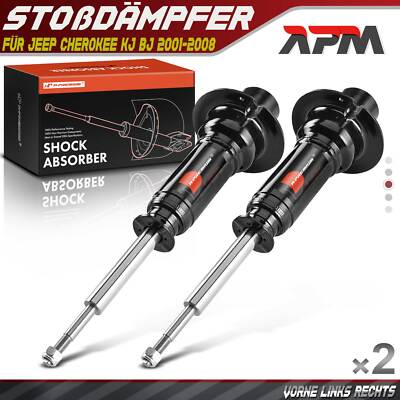2x Stoßdämpfer Federbein Vorne Links Rechts für Jeep Cherokee KJ BJ 2001-2008