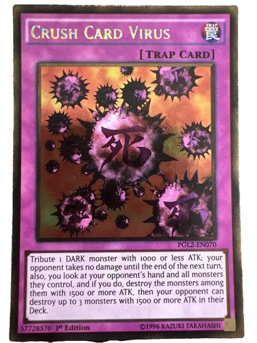 Crush Card Virus DPBC-EN020 - Battle City - 1st Edition - MINT! | eBay Crush Card Virus DPBC-EN020 - Battle City - 1st Edition - MINT! | eBay