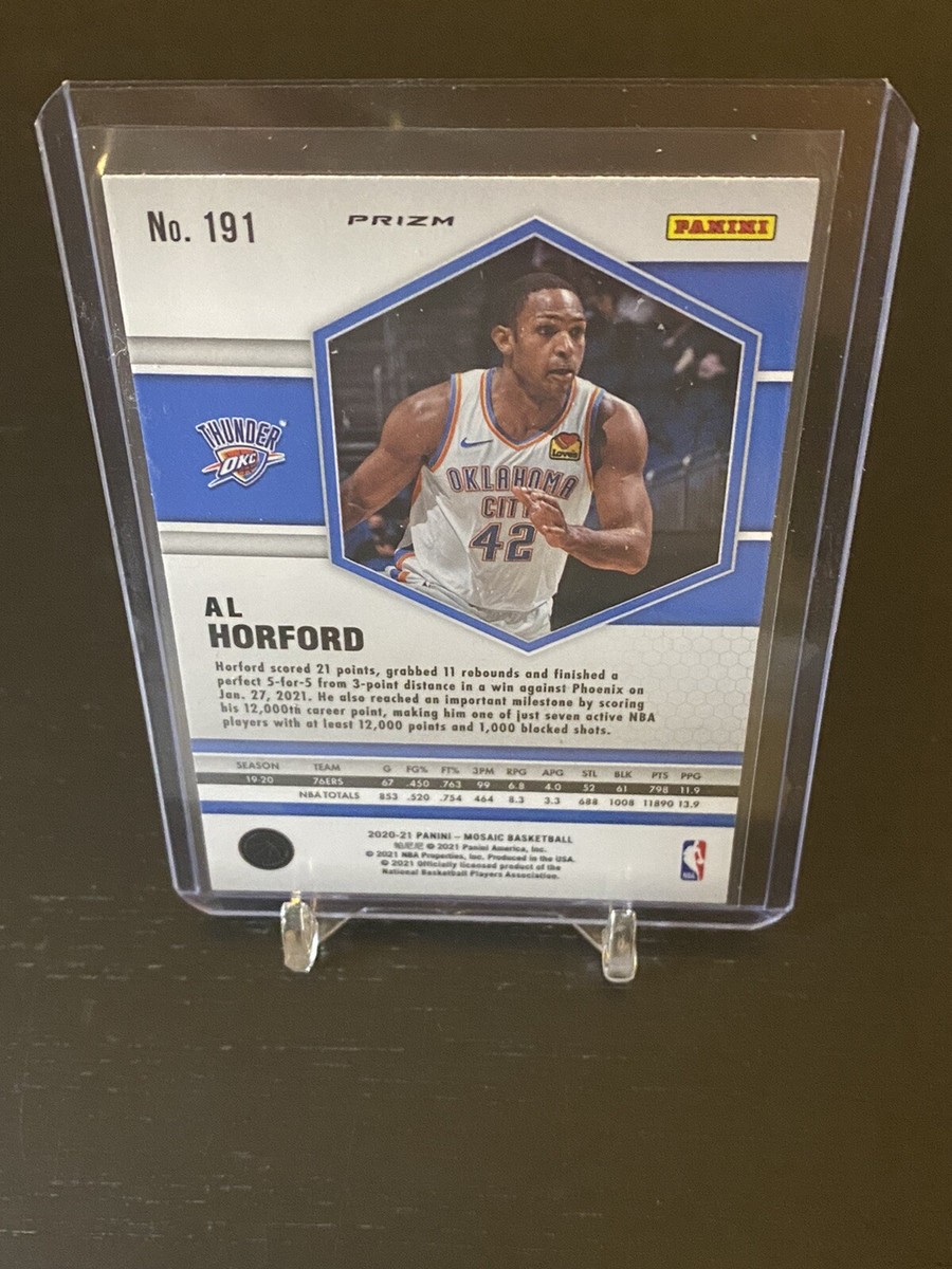 🏀 💎2020-21 Panini Mosaic GENESIS Prizm #191 Al Horford SSP Rare