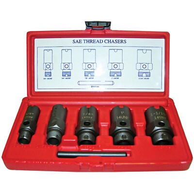 AUTOMOTIVE AIR CONDITIONING THREAD CHASERS - SAE - (5 SIZES)- 1404 | eBay