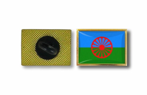 pins pin's flag national badge metal lapel hat button vest roms gipsy ...