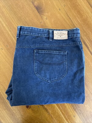 RM Williams Jeans Mens W56 L29  Blue Denim Vintage Casual Country Large Size