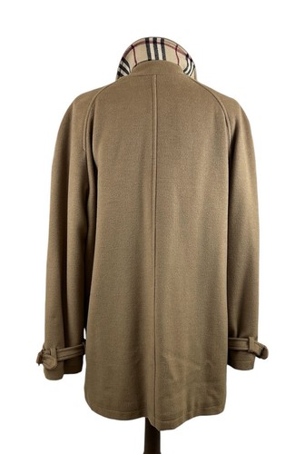 BURBERRY VINTAGE SELECTION CABAN monopetto Beige in LANA, CASHMERE e ANGORA - Imagen 13 de 13