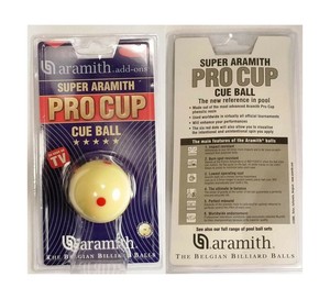 Aramith Pro Cup Cueball As Seen On Espn (888173011760)