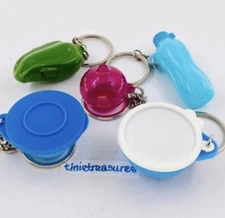 Tupperware keychain set of 5 New tinietreasures