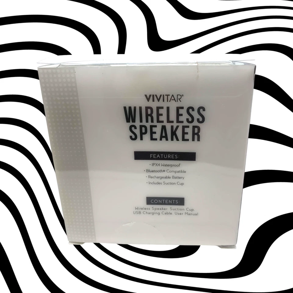 NUEVO Altavoz Vivitar Blue Frog Inalámbrico Bluetooth Impermeable IPX4 NUEVO CON ETIQUETAS Foto 3 de 4