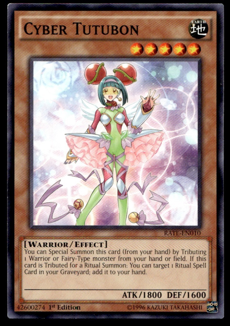 Cyber Tutubon Raging Tempest RATE-EN010 MP YuGiOh TCG 